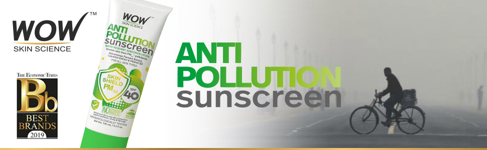 WOW Skin Science Anti Pollution Sunscreen SPF 40